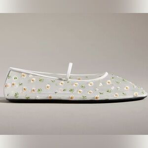 NEW Jeffrey Campbell Floral Mesh Flats.